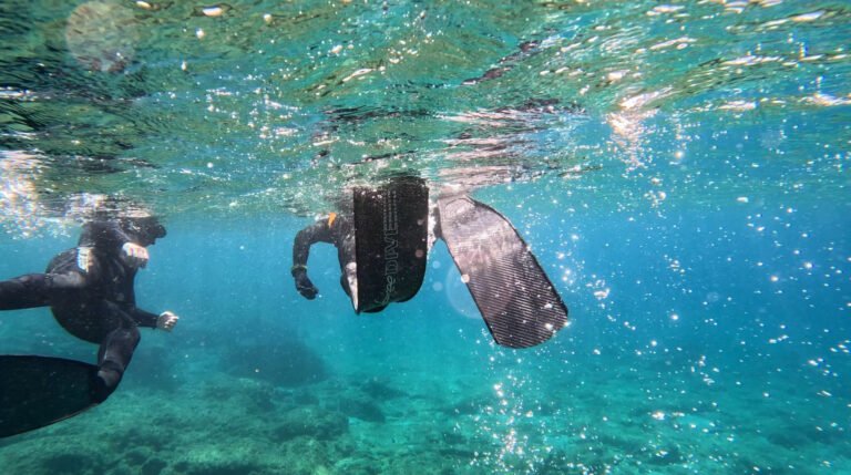 Surface swimming part 1