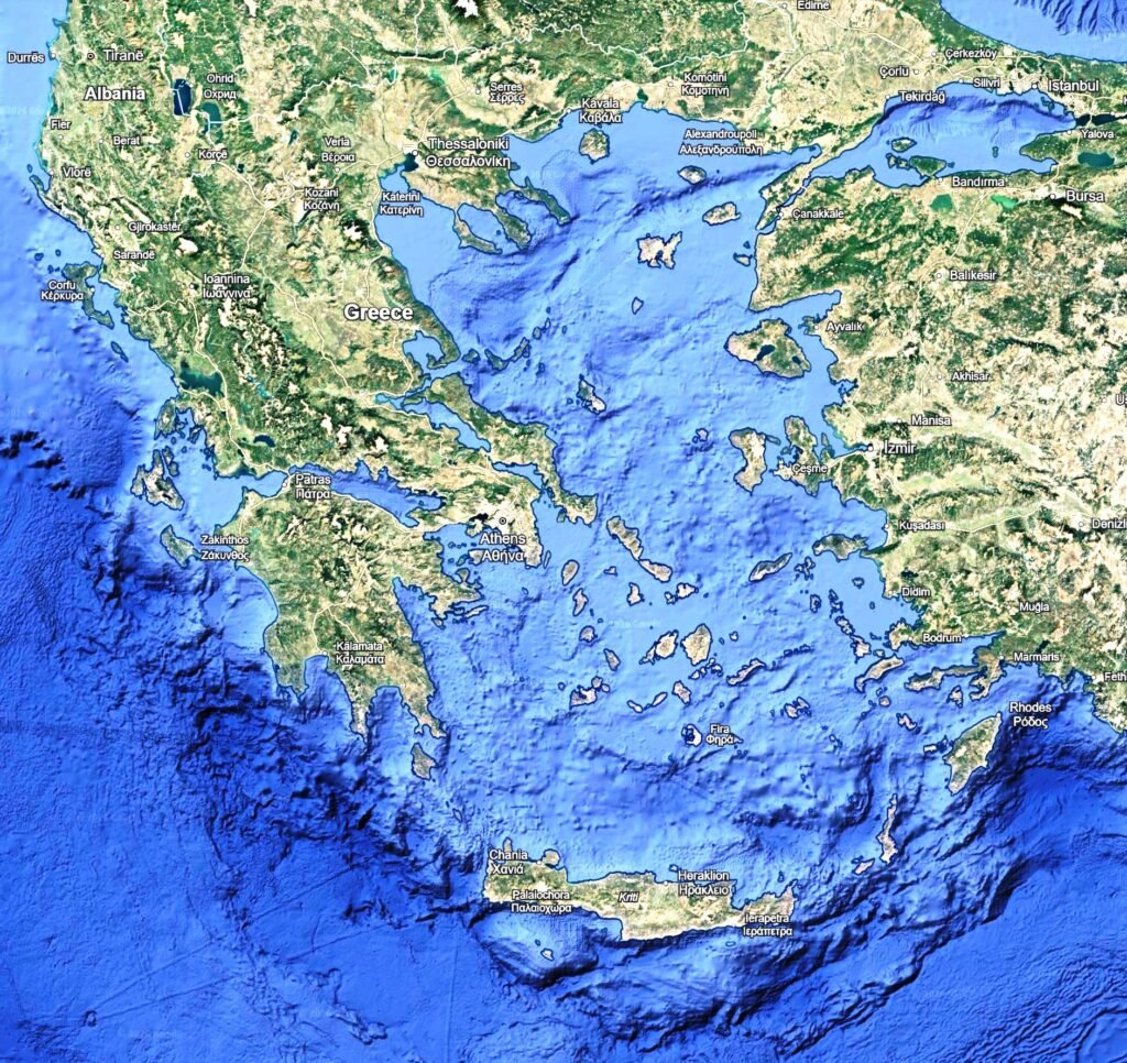 Greece map